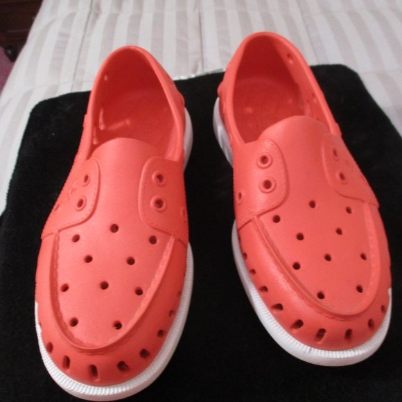 Unisex Sperry Top Siders Foam Loafers Mens Size 5 Womens Size 7 Melon Color - Picture 1 of 4